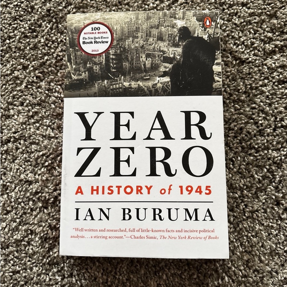 Year Zero: A History of 1945 Book